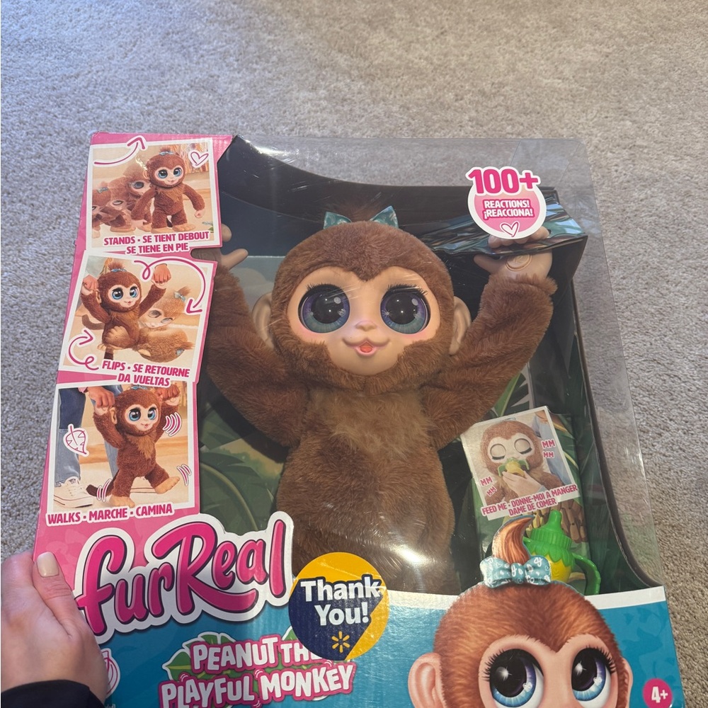 Interactive Monkey Toy - Brown